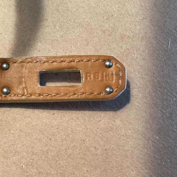 Hermès white Kelly leather choker - Picture 11 of 16